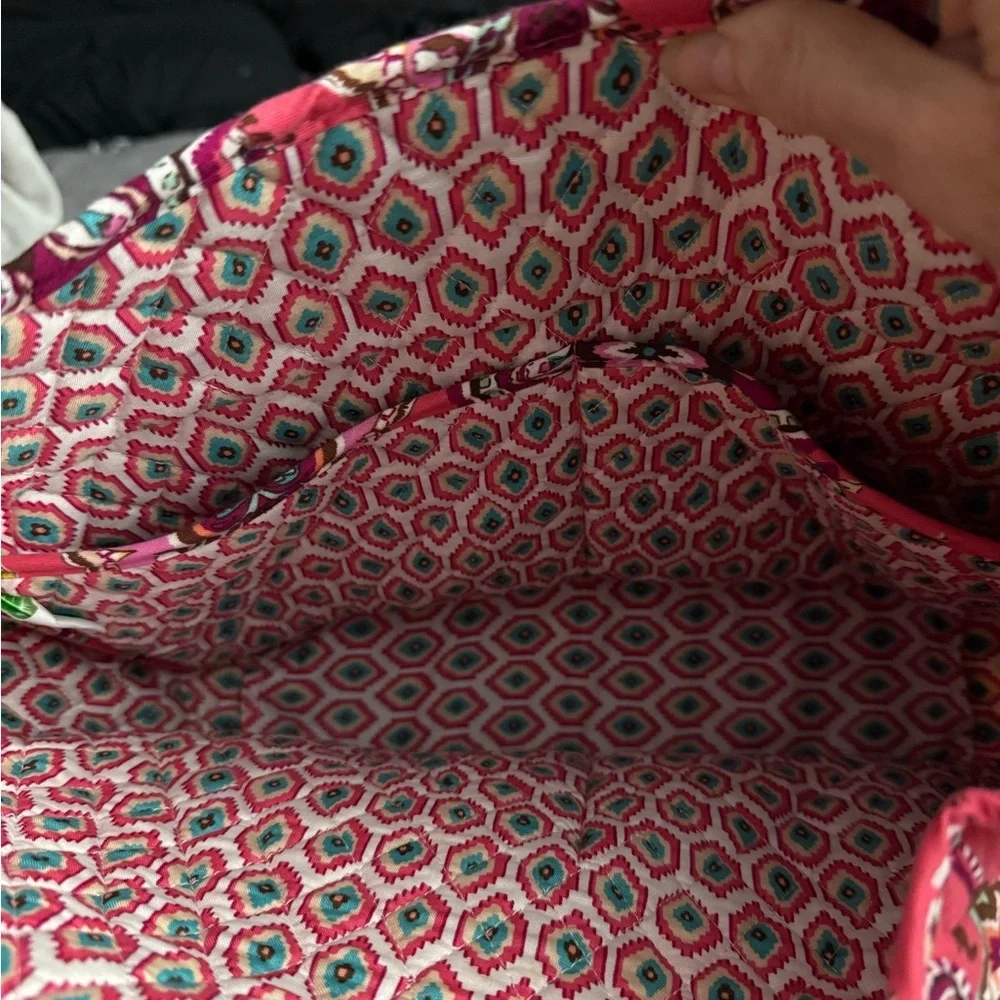 Vera Bradley Pink Patterned Laptop Bag - Picture 4 of 7
